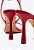 Cecconello - Sandalia Couro Verniz Vermelho - Imagem 4