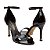 Cecconello -Sandalia Couro Preto Verniz Glossy - Imagem 5
