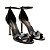 Cecconello -Sandalia Couro Preto Verniz Glossy - Imagem 4