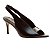 Cecconelo - Slingback Couro Preto Vinil - Imagem 1