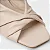 Carrano - Open Mule Twist Salto Fino Couro Off White Vanilla - Imagem 4