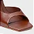 Carrano - Open Mule Basic Salto Allure Couro Marrom Walnut - Imagem 4