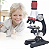 MICROSCOPIO EDUCATIVO BRINQUEDO COM INMETRO /MANUAL EM PORTIGUES - Imagem 1
