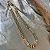 CHOKER MALHA/BAGUETE DOURADA - Imagem 1