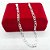 PULSEIRA ITALIANA MASCULINA 3X1 4GR 4MM 21CM PRATA 925 - Imagem 1