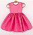 Vestido infantil especial coleção mundo rosa - Super estrela - Imagem 1