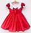 Vestido infantil Amor Puro - Vermelho - Imagem 1