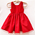 Vestido infantil - Explosão de glitter Vermelho - Imagem 1