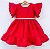 Vestido infantil vermelho meu natal - Imagem 1