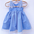 Vestido infantil - Explosão de glitter azul claro - Imagem 2
