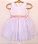 Vestido infantil Clássico em renda branco - Imagem 1