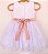 Vestido infantil Clássico em renda branco - Imagem 2