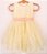 Vestido infantil Clássico em renda creme - Imagem 1