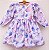 Vestido infantil Coleção de inverno Um Sonho - Borboleta no céu lilas - Imagem 2