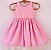 Vestido infantil Coleção Alegria - Show de borboletas rosa - Imagem 1