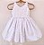 Vestido infantil Coleção Alegria - Show de borboletas branco - Imagem 1