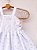 Vestido infantil Coleção Alegria - Show de Corações Branco - Imagem 2