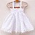 Vestido infantil Coleção Alegria - Show de Corações Branco - Imagem 3