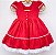 Vestido infantil sonho magico - Vermelho - Imagem 2
