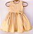 Vestido infantil Sonho de princesa - Amarelo - Imagem 1