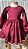 Vestido infantil Coleção de inverno Abraço - Abraço quentinho marsala - Imagem 4