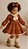 Vestido infantil Coleção de inverno Abraço - Abraço quentinho caramelo - Imagem 3