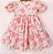 Vestido infantil Coleção de inverno Abraço - Charlotte em borboletas salmão - Imagem 1