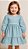 Vestido infantil Coleção de inverno Abraço - Aconchego azul - Imagem 4