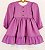 Vestido infantil Coleção de inverno Abraço - Abraço apertado Roxo - Imagem 1