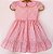 Vestido infantil Coleção Colorê - Cores de rosa e margaridas - Imagem 2
