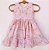 Vestido infantil Coleção Colorê - arco-iris de cores e borboletas - Imagem 1