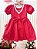 Vestido infantil Coleção Colorê - Vermelho cor de natal - Imagem 4