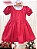 Vestido infantil Coleção Colorê - Vermelho cor de natal - Imagem 3