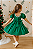 Vestido infantil Coleção Colorê - Verde cor de natal - Imagem 3