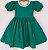 Vestido infantil Coleção Colorê - Verde cor de natal - Imagem 1