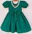 Vestido infantil Coleção Colorê - Verde cor de natal - Imagem 2