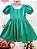 Vestido infantil Coleção Colorê - Verde cor de natal - Imagem 5