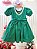 Vestido infantil Coleção Colorê - Verde cor de natal - Imagem 6