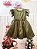 Vestido infantil Coleção Colorê - Verde Oliva - Imagem 3