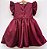 Vestido infantil Coleção Colorê - Vermelho marsala - Imagem 2