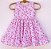 Vestido infantil Coleção Colorê - Cereja com flor - Imagem 1