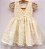 Vestido infantil Coleção Colorê - Magia das flores creme - Imagem 2