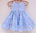 Vestido infantil Coleção Colorê - Céu de laços e flores - Imagem 2