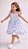 Vestido infantil Coleção Colorê - Xadrez de amor com cereja - Imagem 3