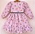 Vestido infantil Coleção Como Criança - Inverno com ursos - Imagem 2