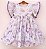 Vestido infantil Coleção Como Criança - Infância com as fadas lilás - Imagem 1