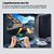 Projetor Touyinger Q9A 7000 Lumens Com Espelhamento Bluetooth Wifi - Imagem 6