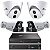 KIT Residencial Premium 1 Un Gravador NVR1004H-4P + 2 Un Câmeras Externas C340S 4MP + 2 Un Câmeras Internas C440I 4MP - Imagem 1