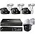 KIT Especial Pan/Tilt 1 Un Gravador NVR1004H-4P + 3 Un Câmera Externa C340 4MP + 1 Un Câmera Externa C540 4MP - Imagem 1