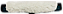 Refil tipo Luva, ( 25 cm ), para Rodo Combinado com cabo de madeira, Blekalt - Imagem 1